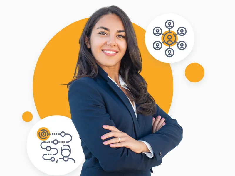 Image of a business women in a suit.